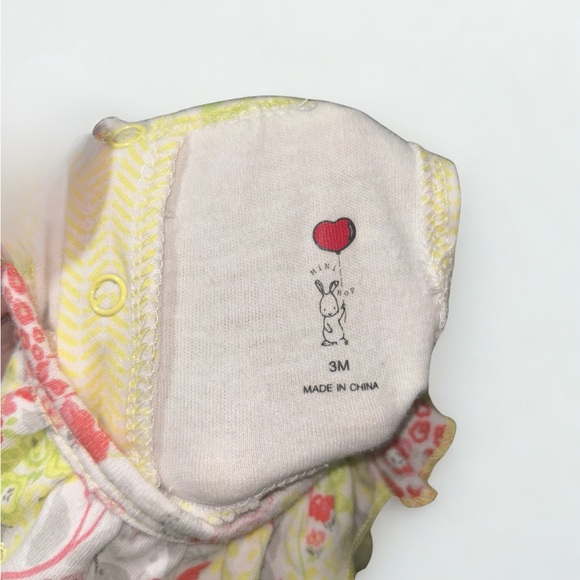 Yellow Ruffled Baby Romper - Picture 4 of 4